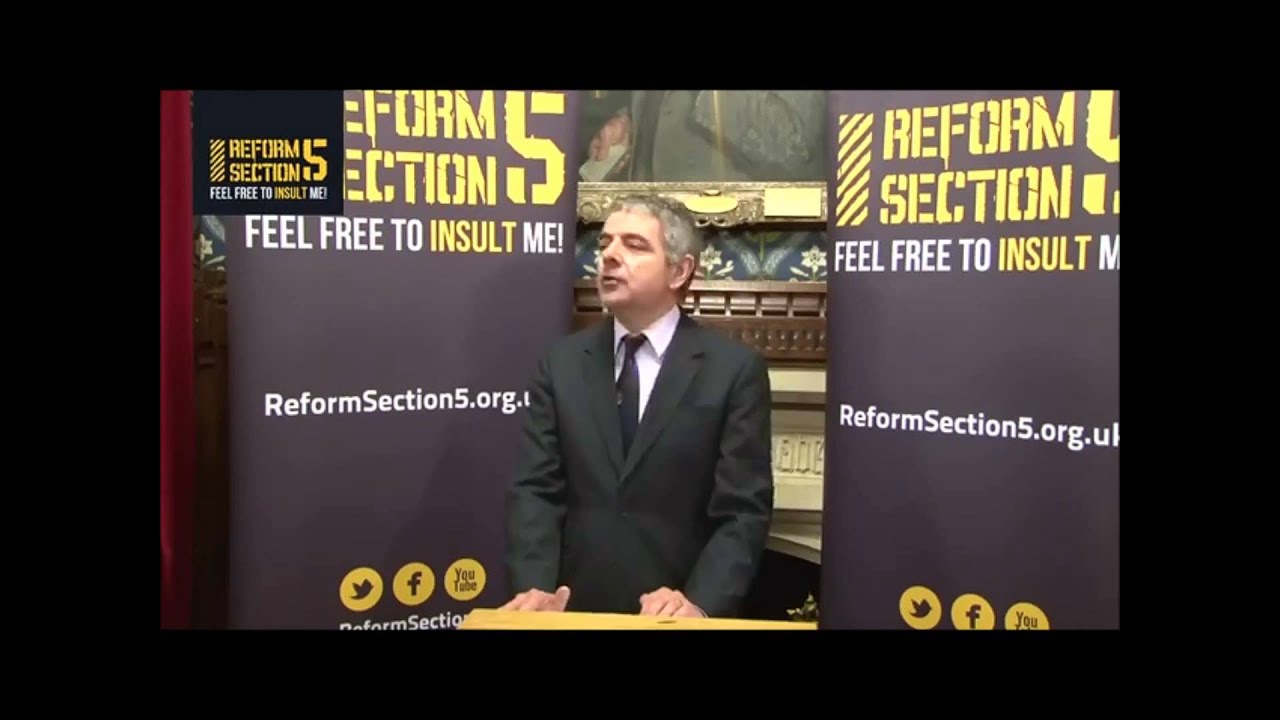 Rowan Atkinson on Free Speech vs. The New Intolerance