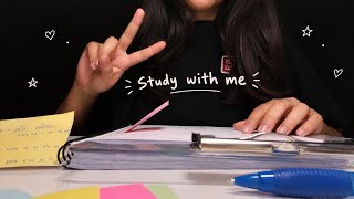 1 Hour pomodoro🍀 | 30/5 split | no bgm during study session | writing asmr 🌷
