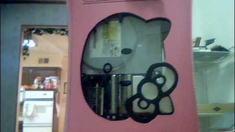 Xbox 360 Hello kitty Case mod