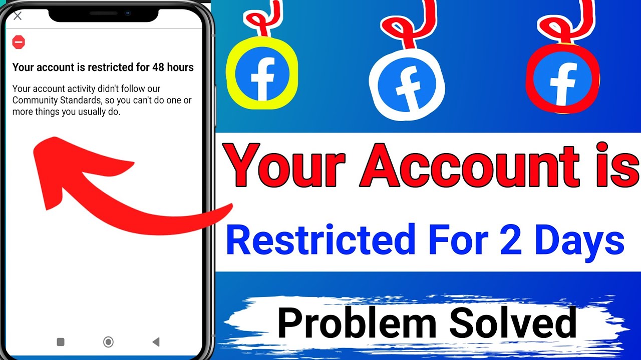 Your account is Restricted for 2 days problem solved | Your account is ...