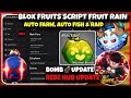 New Update Script Blox Fruit Mobile REDZ HUB V2 BOMB 💣 FRUIT RAIN, AUTO FARM, AUTO FISH & RAID