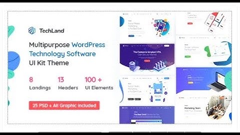 Techland - WordPress Saas Startup Theme | Themeforest Templates