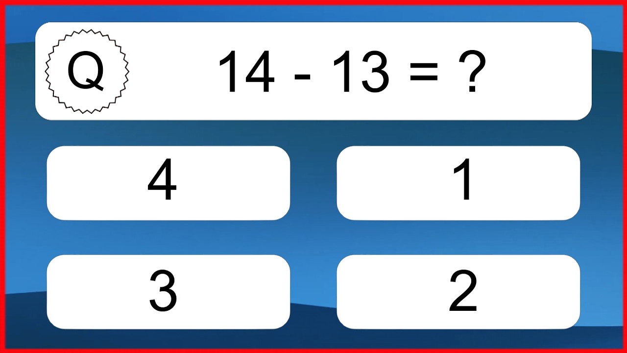 20 упражнений на вычитание для детей: числа до 20