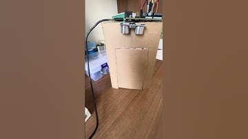 🔧 New Arduino Project!I built a mini automatic door using an ultrasonic sensor and a servo motor