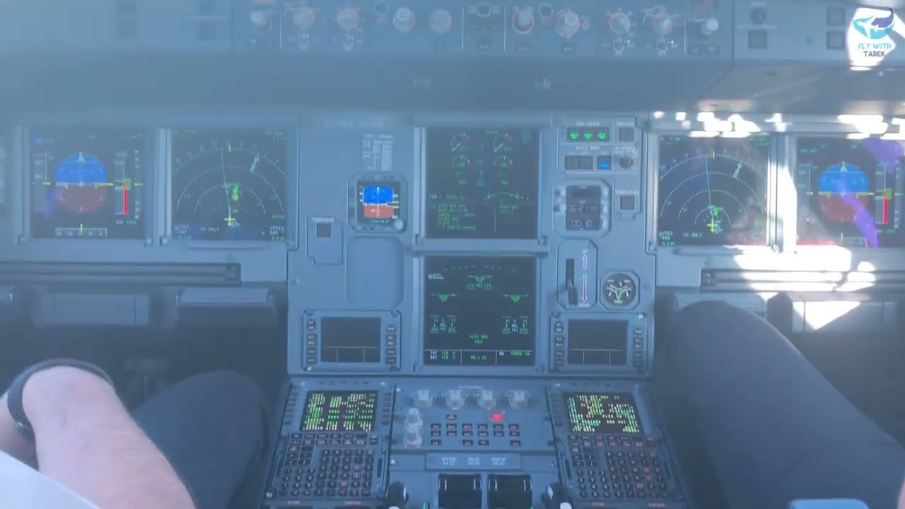 MEA A21N Taxi and Take-Off at Beirut International Airport