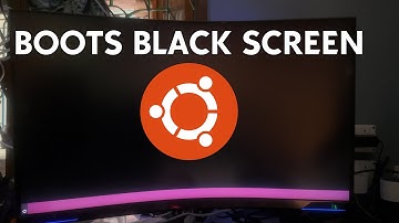 How To Fix Boots to Black Screen after Ubuntu Fresh install
