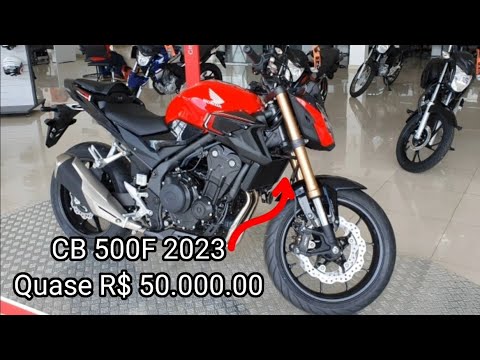 NOVA HONDA CB 500 F 2023 PRATA EM DETALHES MAIS PREÇO ATUALIZADO/SERIA A  MELHOR NAKED DA CATEGORIA? 