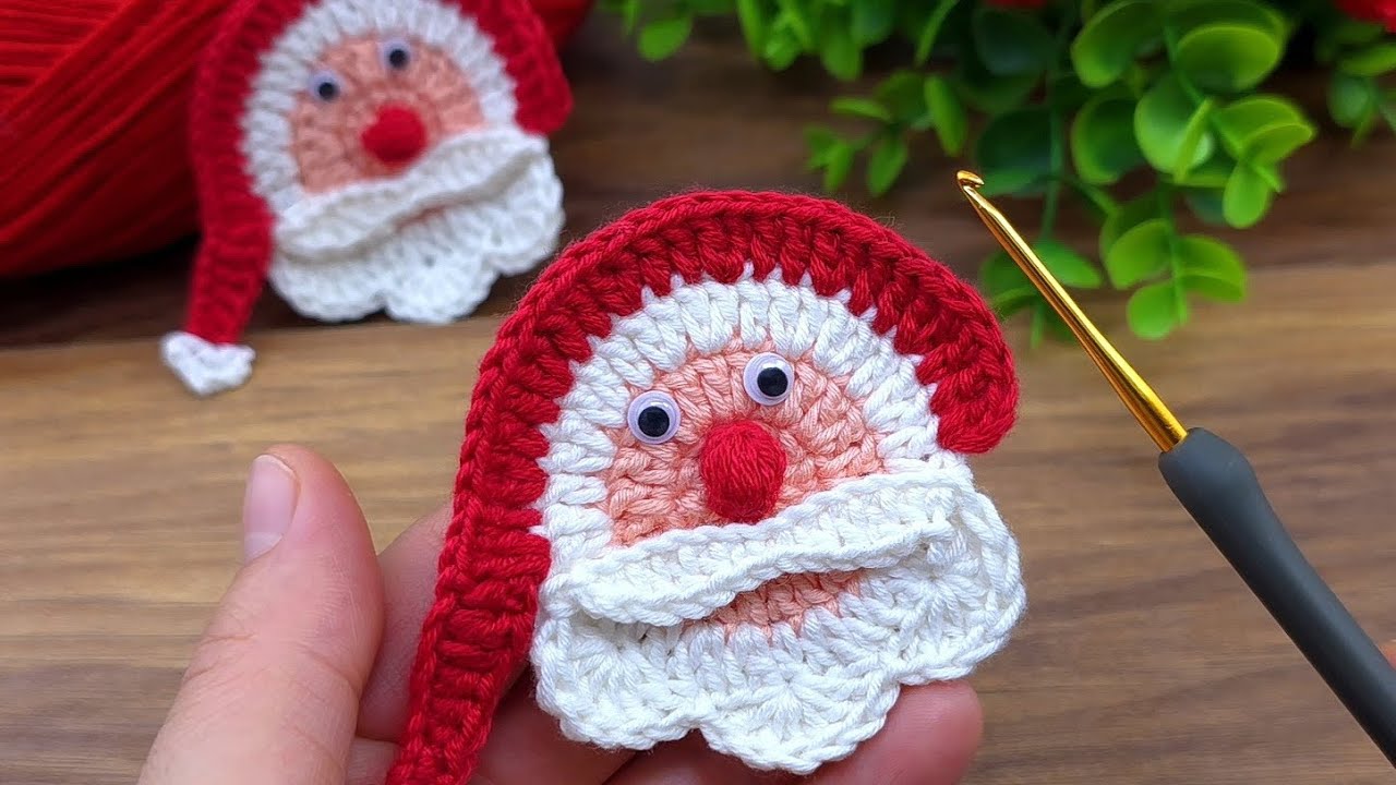Oh my godd!!!🎅🎅🎅Sweet Santa Claus!** I'm making a very easy crochet Santa Claus #crochet  #knitting