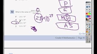 Question 32 - 8th Grade TCAP Practice Test