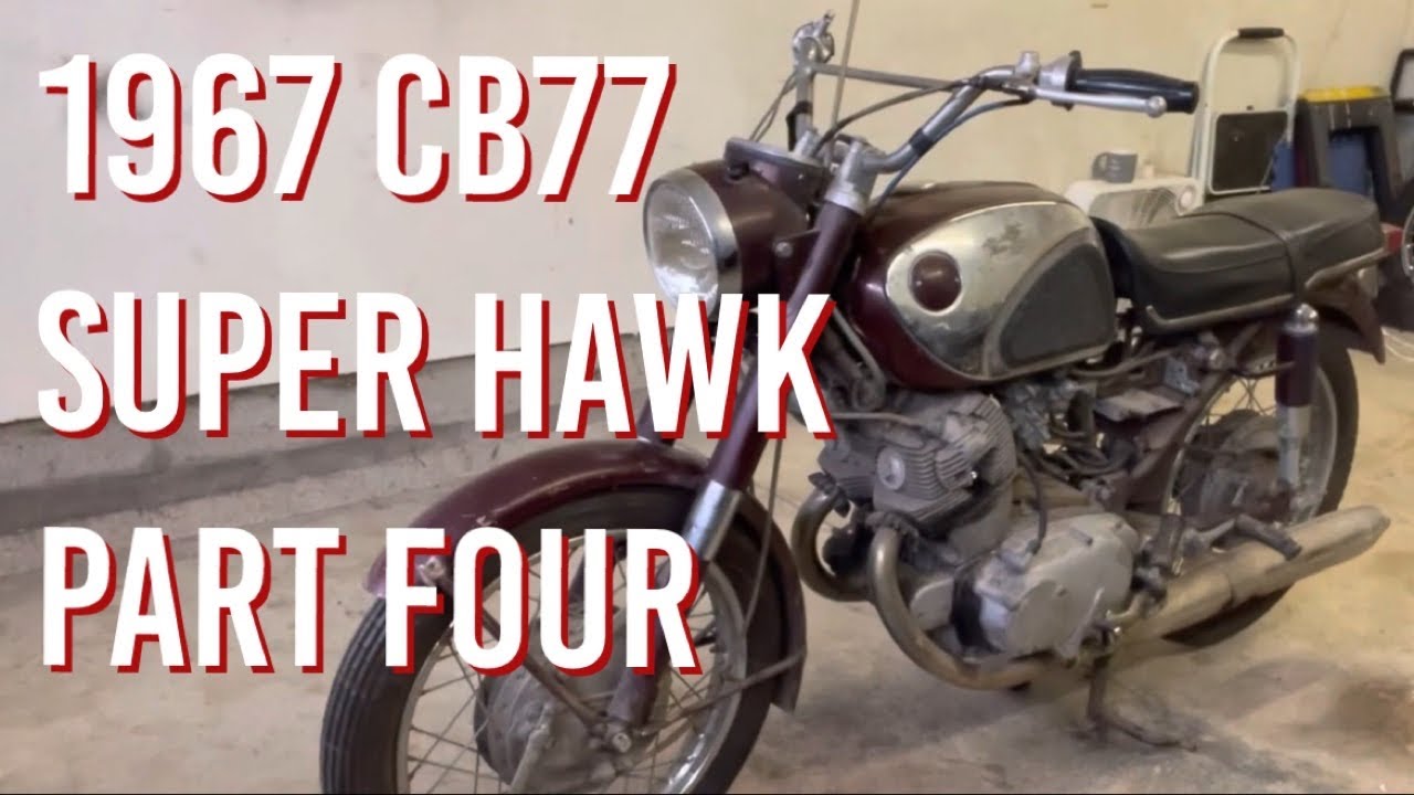 Vintage Motorcycle Restoration Honda CB77 Super Hawk Disassembly: Part 4