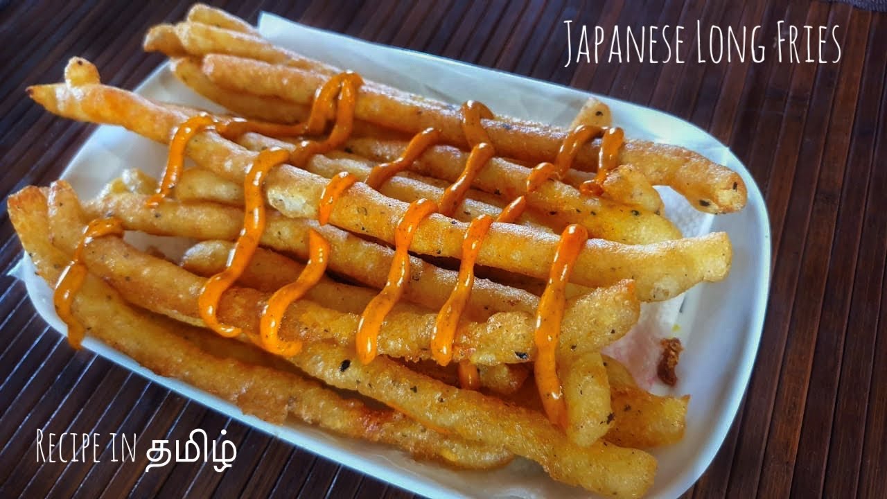 Potato Fries Recipe in Tamil/Long Potato Fries in Tamil/Japanese long