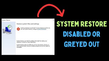 How to Fix System Restore Is Disabled or Greyed Out on Windows 11