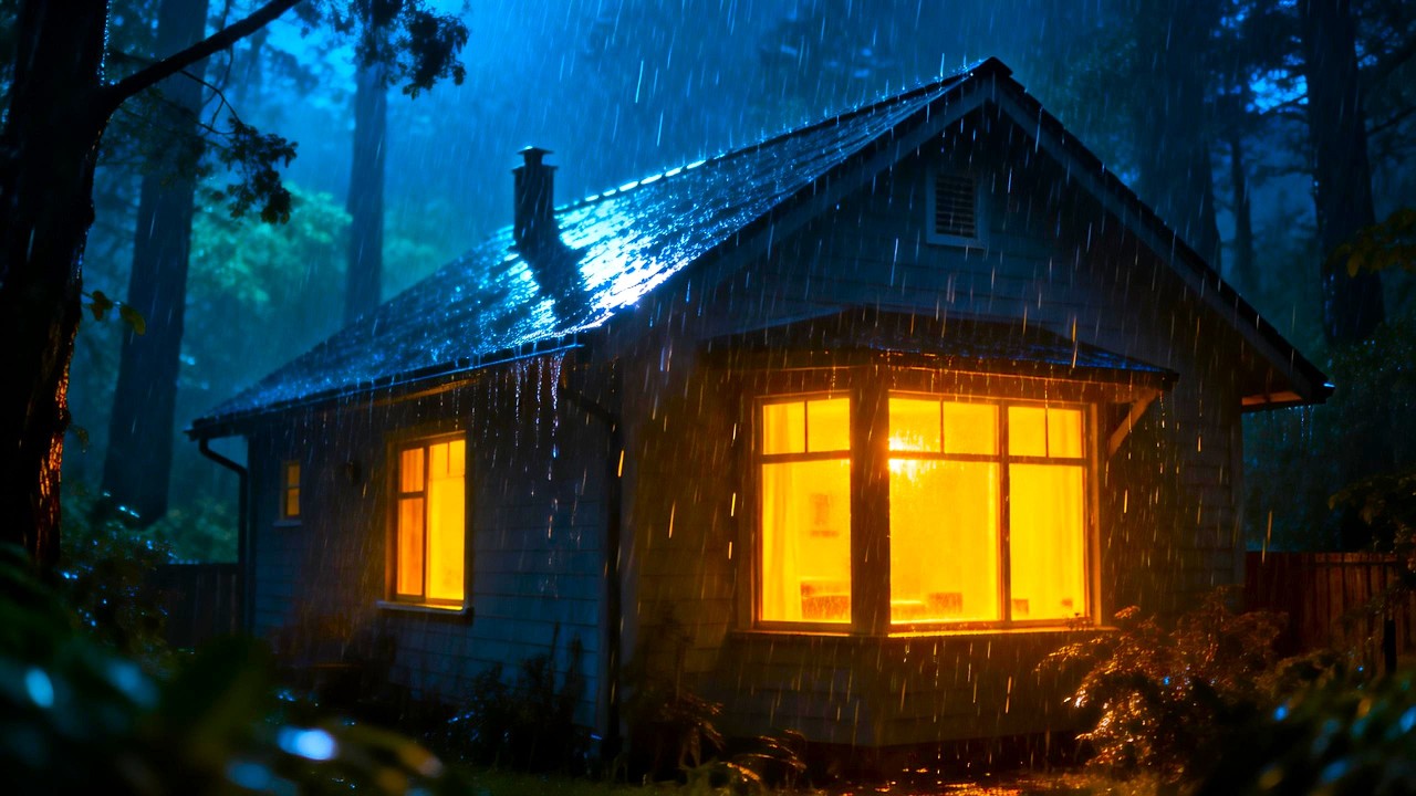 Deep Sleep Music - Relaxing Piano for Healing with Rain Sounds - Insomnia Relief, Anxiety & Calming