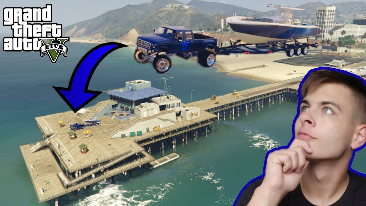 LAHKO VLEČEŠ LADJO ČEZ POMOL V GTA 5? (GTA 5 ONLINE) [GTA V SLO]