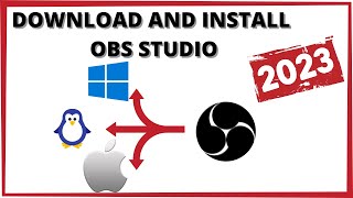 ✅DOWNLOAD and install OBS STUDIO 2023 [ Easy and Quick Tutorial]