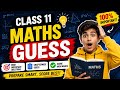 Class 11 maths Guess 2026 | Important Exercises |FBISE😱