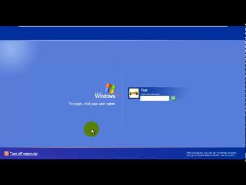 Reset Password Win XP ลบพาสเวิร์ด วิน XP HD