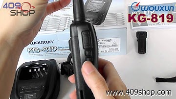 WOUXUN KG-819 UHF 400-470Mhz Two-Way Radio