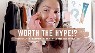 Worth the Hype Urban Decay Hydromaniac Glowy Tinted Hydrator Foundation Review adaatude