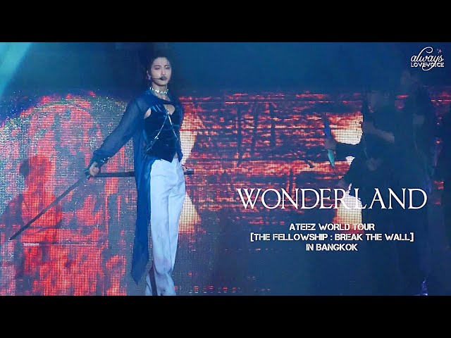 230805 ATEEZ - WONDERLAND  | ATEEZ WORLD TOUR THE FELLOWSHIP : BREAK THE WALL IN BANGKOK [4K] class=