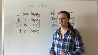 Be Verb: Singular & Plural Pronouns