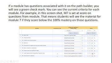 Editing The Path Builder Mapping MyLab Foundational SKills