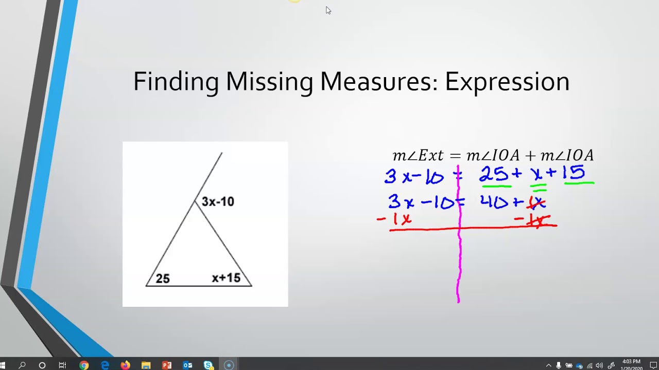 Exterior Angle Expression YouTube Exterior Angle Expression YouTube