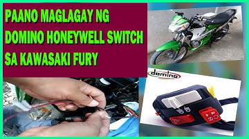 PAANO MAGLAGAY NG DOMINO HONEYWELL SWITCH SA KAWASAKI FURY 125 I Do-It-Yourself Vise MotoVlog