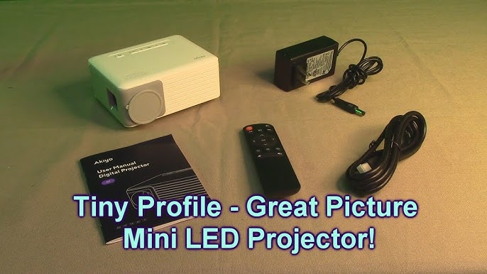 Dww-mini Projecteur Avec Trpied Orange 1 Pc, 5500 Lumens Akiyo Led Portable  1080p Projector Support, Home Cinema Projector