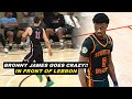 Bronny James Put On A Show OVERTIME KILLER vs Team Herro IN FRONT OF LEBRON!!