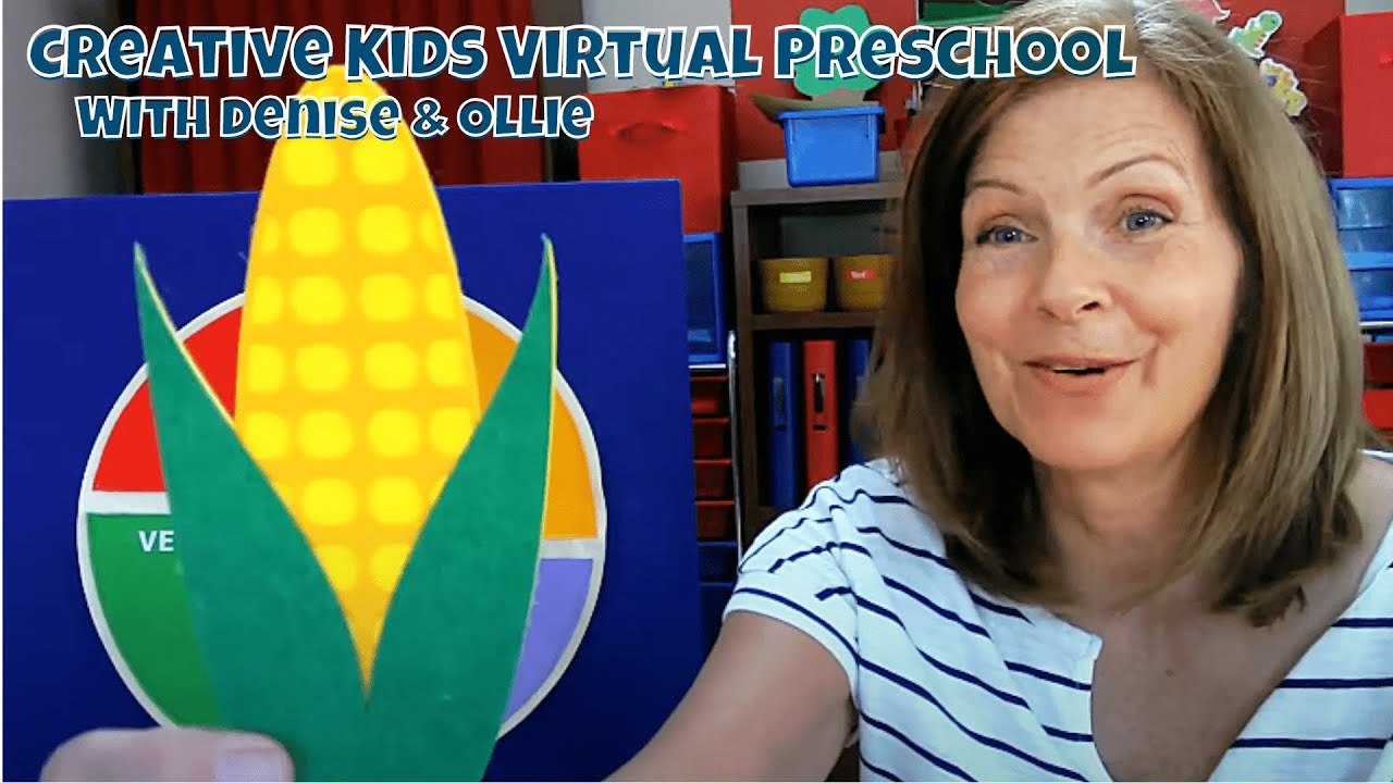 FREE Virtual Preschool - NUTRITION 2 "VEGETABLES" Creative Kids With Denise & Ollie!