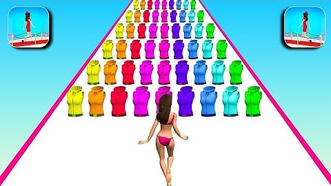 Clothes Run in All Levels iOS, Android Walkthrough Gameplay New Trailer Update Mobile Game WDKSOICP