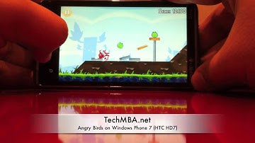 Angry birds on Windows Phone 7