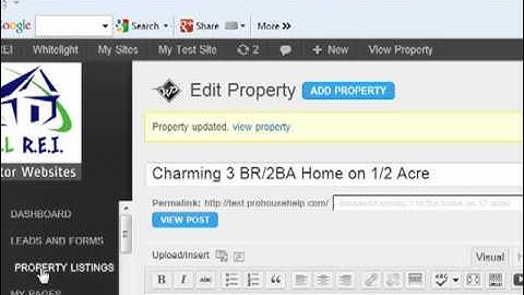Edit and Delete Property Listings - ALL REI Real Estate Investor Websites