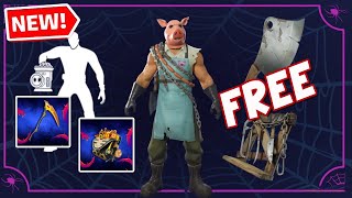 FREE Fortnite Skins! 🧟‍♂️ Pyg the Butcher Skin + Twitch Drops + Doja Cat Collab!  HOW TO GET!