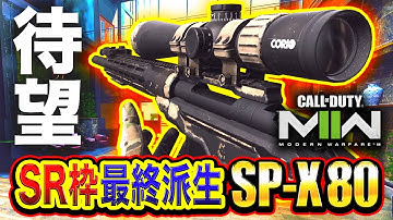 【新作CoD:MW2】待望！スナイパーライフル枠の最終派生『SP-X80』マジでやばいwwwwカッコ良すぎるww【ハセシン】Call of Duty: Modern Warfare II