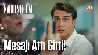 Tolga, Doruk'un gözleri önünde mesajı Asiye'ye attı!📱 - Kardeşlerim 20.  Resimi