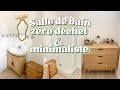 Ma salle de bain minimaliste  zero dechet  mes alternatives cosmtiques durables  rutilisables