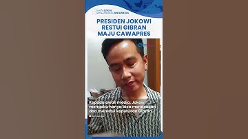 Presiden Jokowi Buka Suara soal Putranya Gibran Jadi Cawapres Prabowo: Saya Restui & Mendoakan