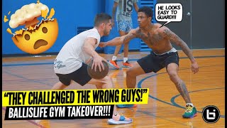 They Challenged The Ballislife Team...And Instantly Regretted It. Ballislife Gym Takeover