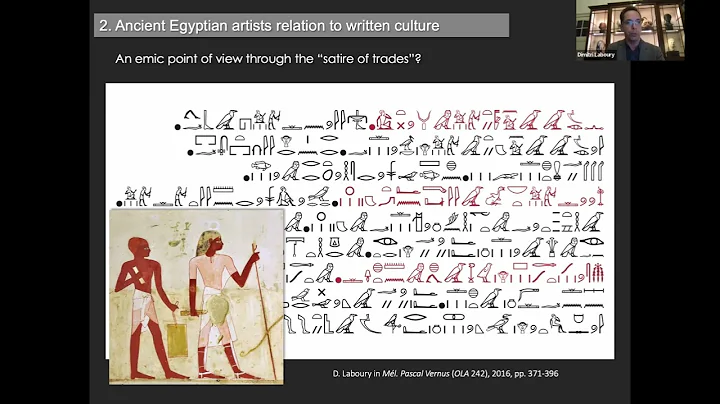 On the Literacy and Education of Ancient Egyptian Artists