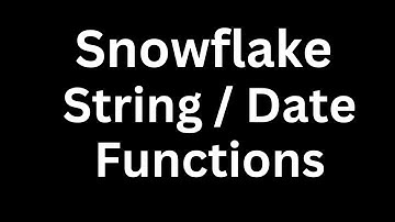 SQL String Functions in Snowflake | Substr | Lpad | DateAdd