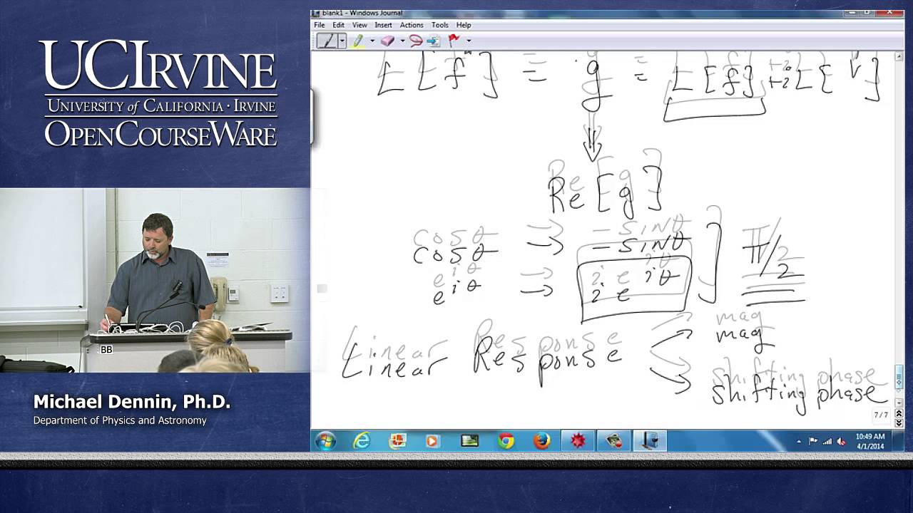 Physics 50. Math Methods. Lecture 2.4