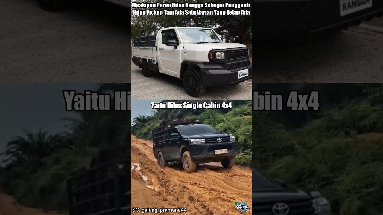 Bukan Hilux Rangga. Hilux Pickup 4x4 ini menerjang offroad di ...