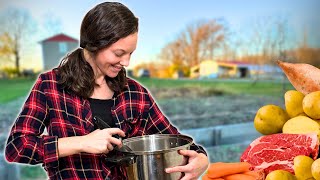 Crazy SIMPLE Meals Made with Food WE GREW (that anyone can make)