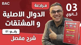 الدوال الاصلية و المشتقات رقم 1