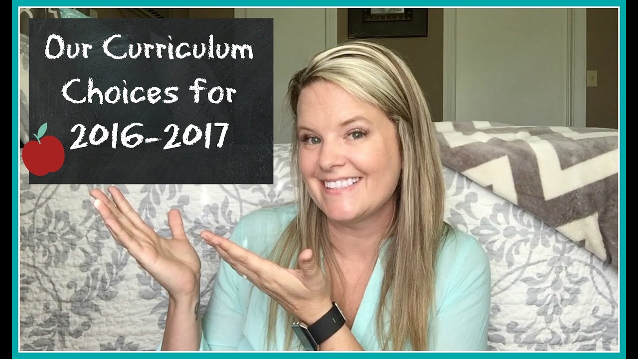 Our Curriculum Choices for 2016-2017