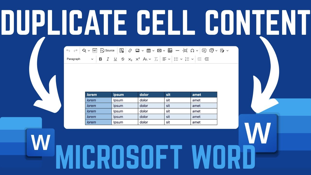 How To Create Nestate Tables On Microsoft Word - Tables Inside Another ...