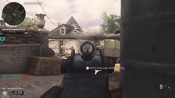 Call of Duty: WW2 Multiplayer Gameplay (CoD WWII Flamethrower, War Mode, M1 Garand, & Sniping) WW2