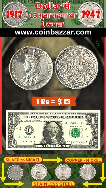 Facts Behind Rupee One Indian Rupee Equal To 13 US Dollar In 1917 facts-behind-rupee-one-indian-rupee-equal-to-13-us-dollar-in-1917